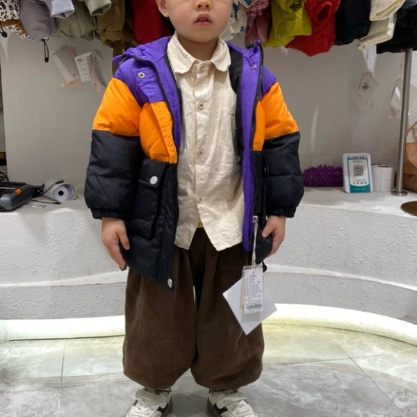 冬季儿童韩版时尚洋气羽绒服18200