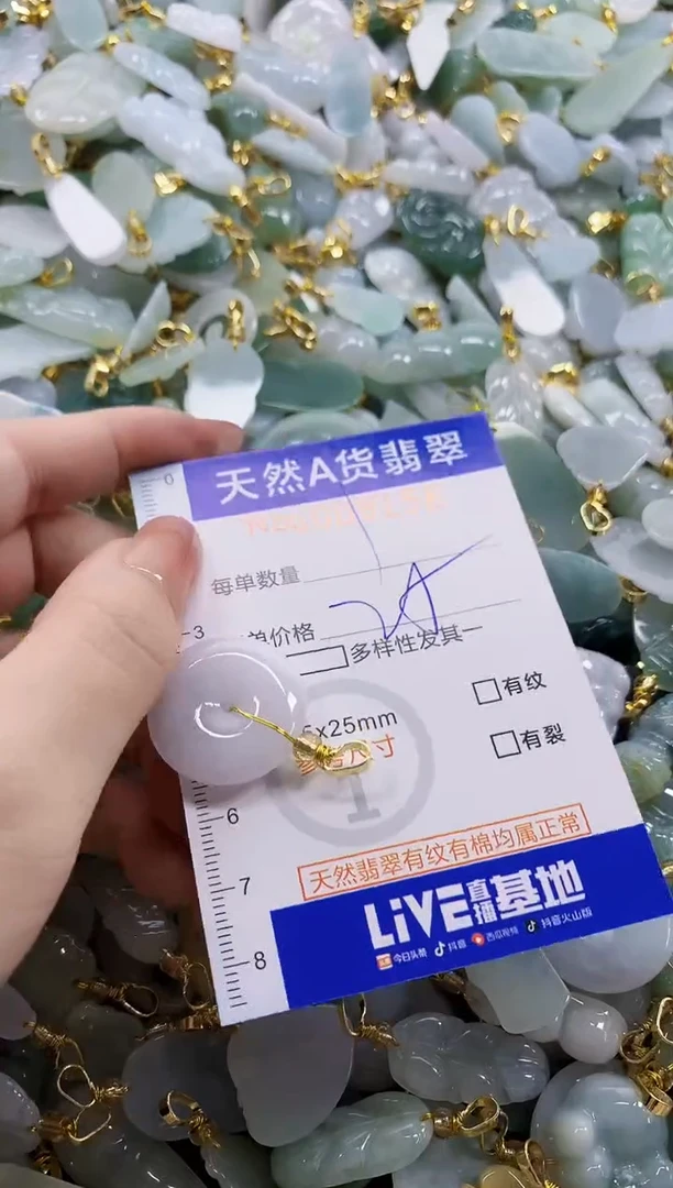 颈饰未镶嵌翡翠天然A货翡翠