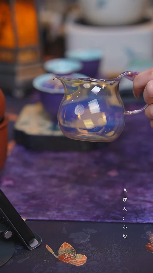 【闪购商品】【柒月】手工熏银风铃公道杯（玫瑰金）
