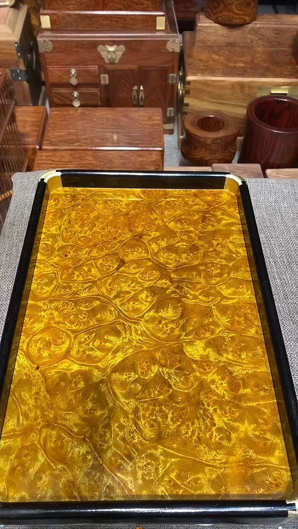 【闪购商品】香樟木木艺茶盘一个