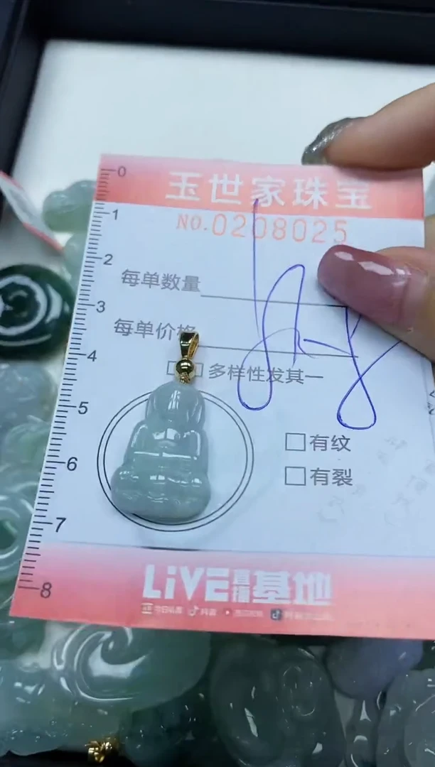 【闪购商品】翡翠颈饰未镶嵌闪购0208025