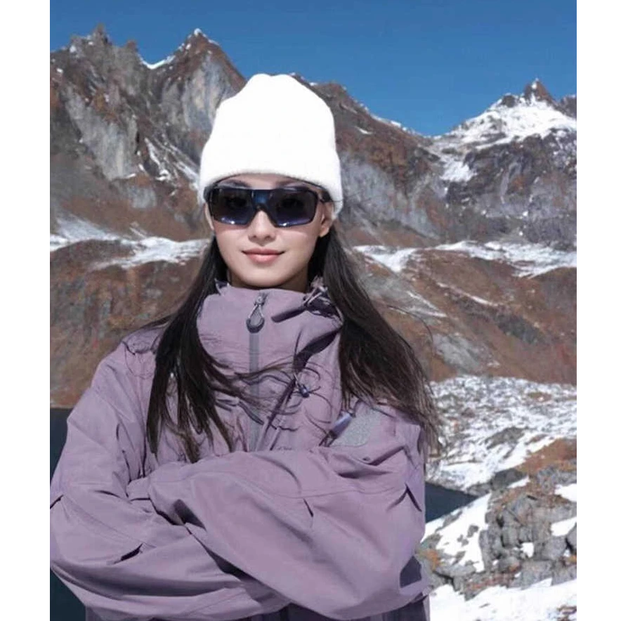 CaKm紫色冲锋衣款外套女春秋新款户外三合一加厚登山滑雪服ZXC009