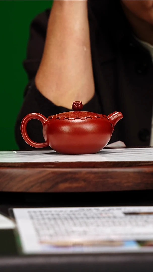 宜兴原矿高端紫砂 潘氏南山红240cc