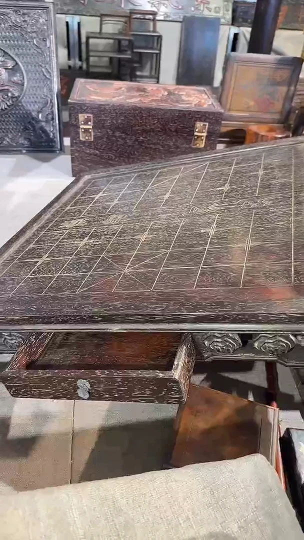 木A005紫檀雕刻板以直播间截图