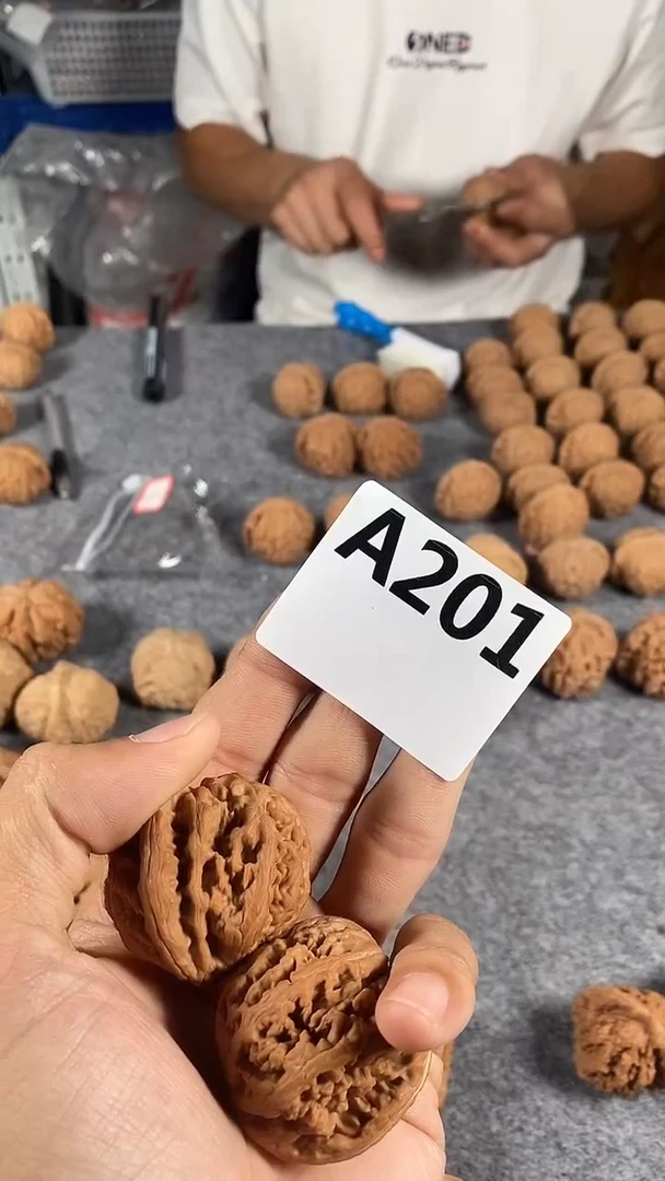 吊坠文玩核桃40粗筋核桃全品无修