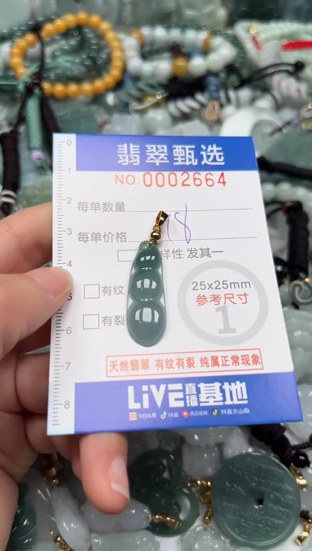 【闪购商品】翡翠颈饰未镶嵌00..2664