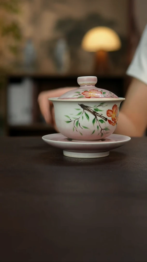 杯景德镇陶瓷杯碗柴烧多人微瑕