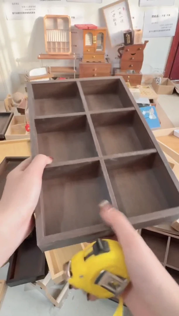 胡桃色六宫格微瑕拍下不退不换无售后