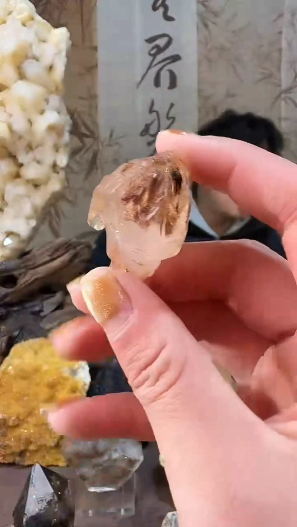 【闪购商品】水晶摆件未镶嵌红泥骸骨447