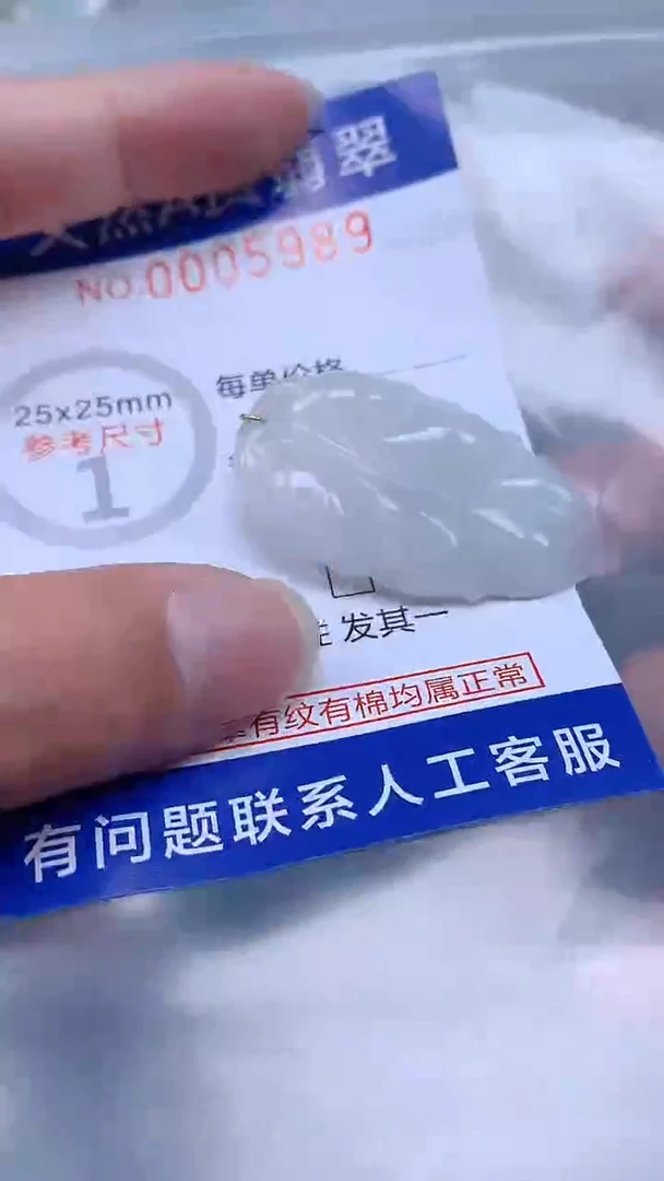 翡翠未镶嵌吊坠(不含链)1