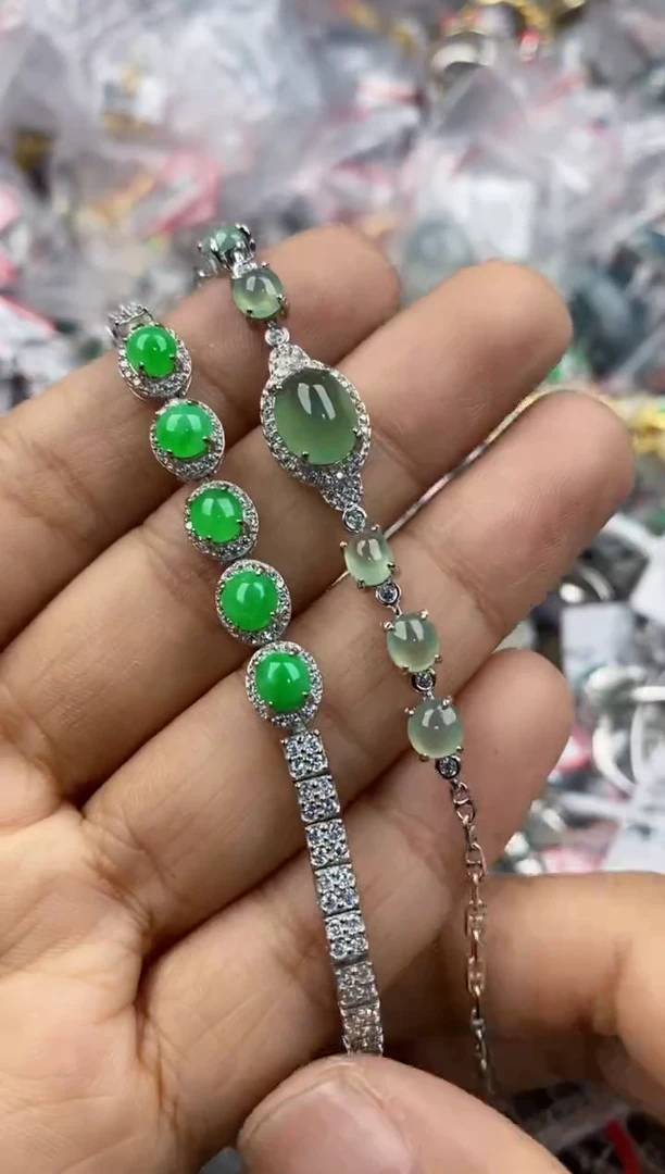 银S925镶嵌戒指翡翠888                9