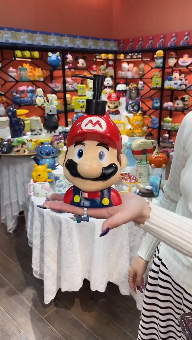 瓷片@@立体陶瓷分装按压瓶