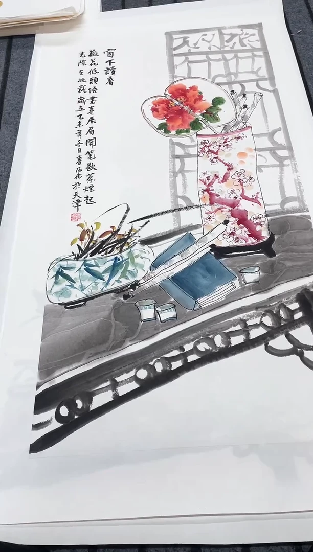 精品国画花鸟作品