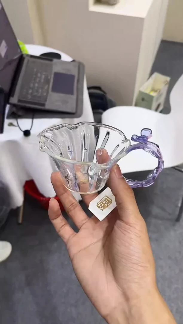 幽梦侧把公道杯紫色蝴蝶