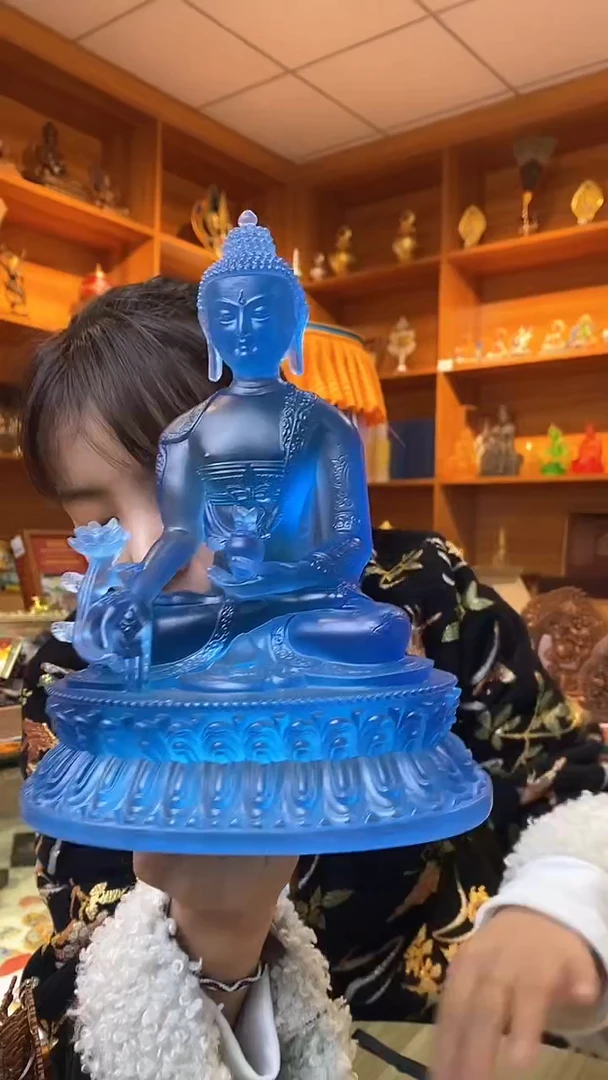 【闪购商品】泥塑药师-与实物略有差异介意者慎拍