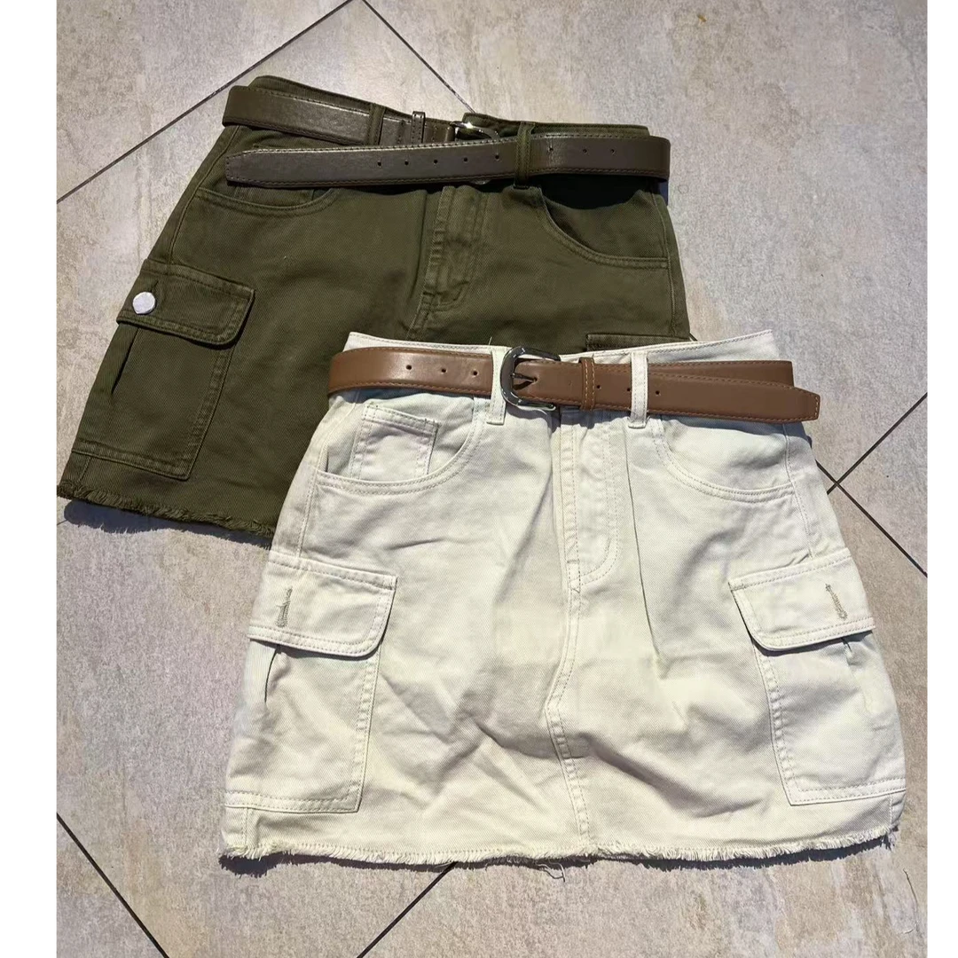 YT推荐 两色工装半裙（内衬短裤）