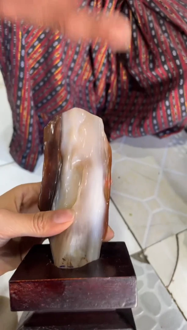 【闪购商品】硅化玉摆件未镶嵌34