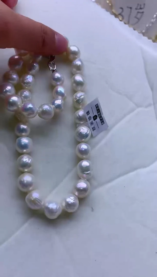【闪购商品】淡水珍珠项链银S925镶嵌淡水珍珠项链