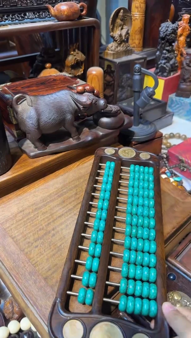 木算盘绿汉镶嵌