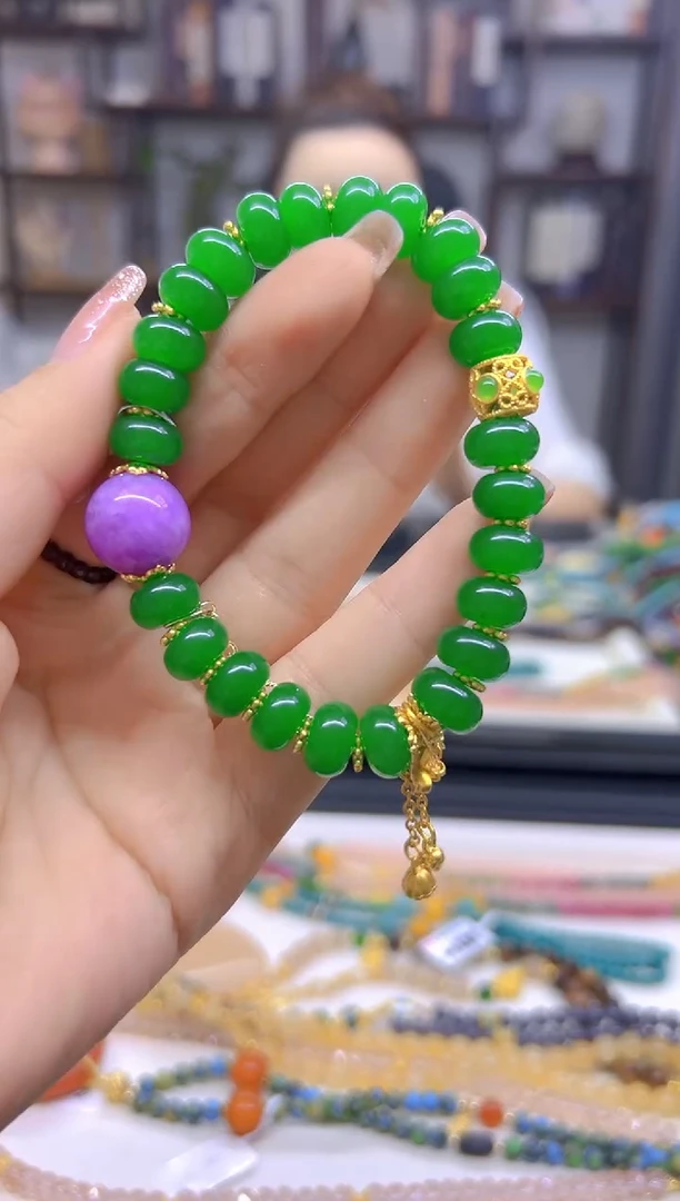 未镶嵌手链翡翠DIY款S618