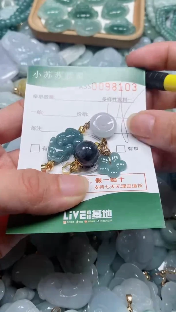 【闪购商品】翡翠颈饰未镶嵌闪购商品0098103