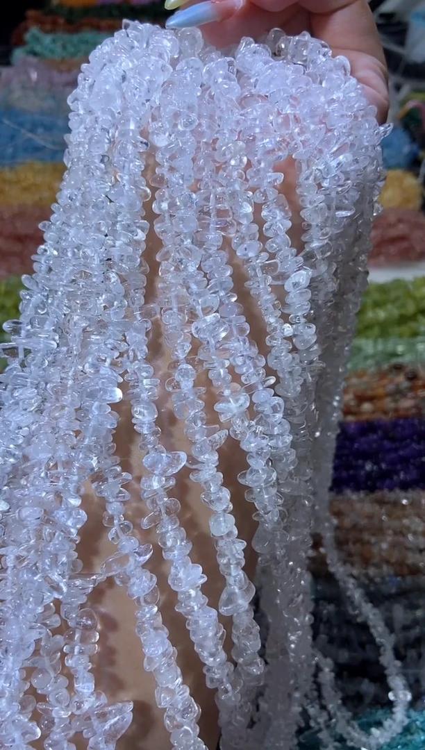 水晶珠宝半成品未镶嵌白水晶