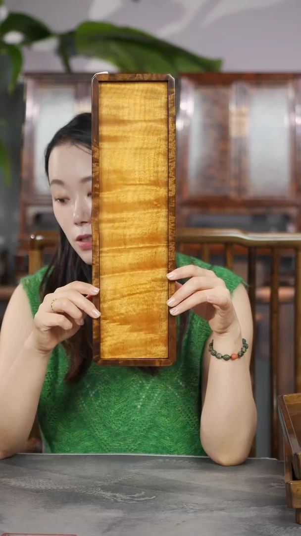 金丝楠枯木满水波精工承盘807