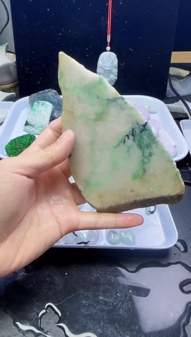 颈饰未镶嵌翡翠030天然A货翡翠
