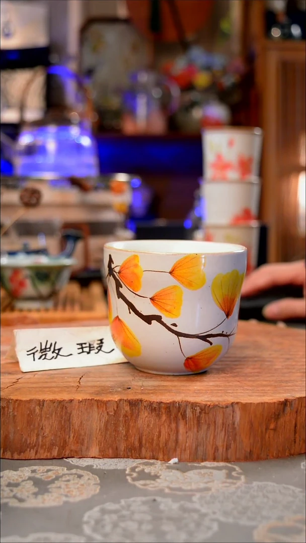 【闪购商品】摆件银杏叶手工手绘手工手绘