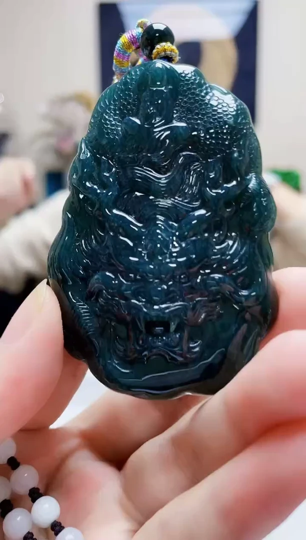 未镶嵌定制翡翠吊坠87