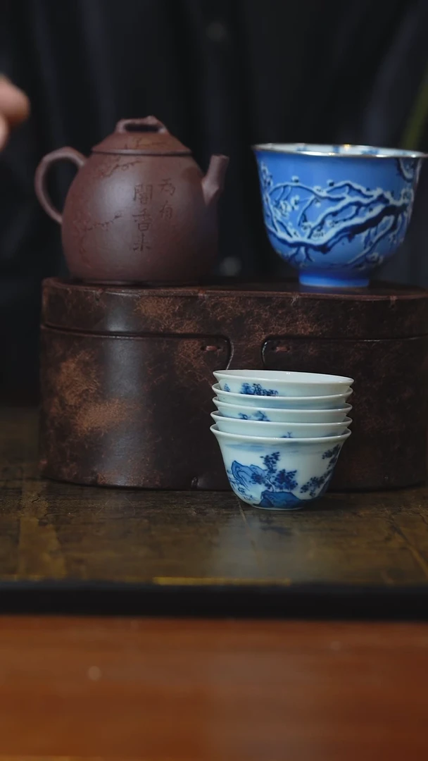 g****ᐝ弥云斋新品山水五客杯