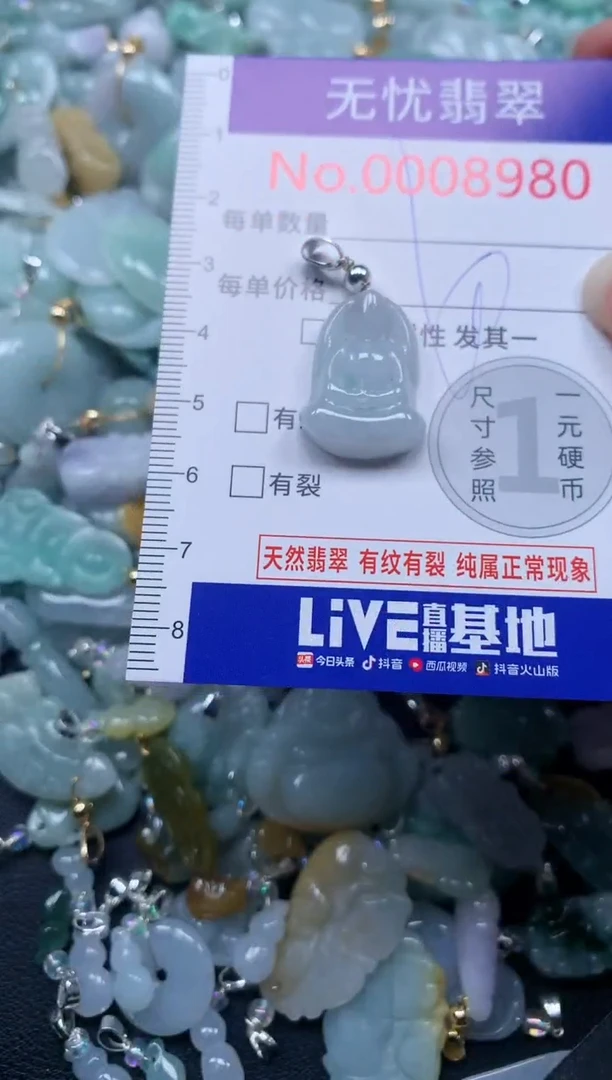 颈饰未镶嵌翡翠8980