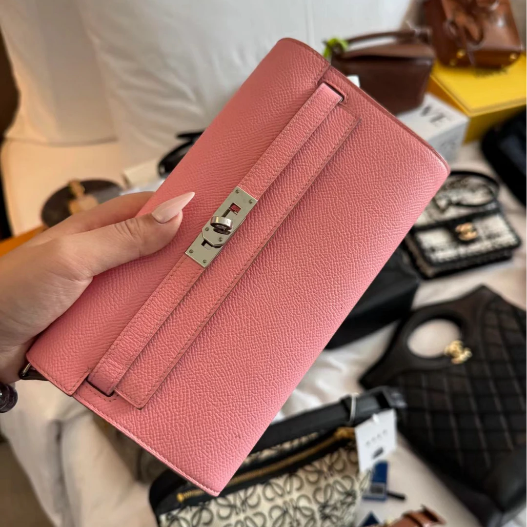 未使用 Hermes/爱马仕 壹臻/Kelly to go樱花粉z刻 54740516