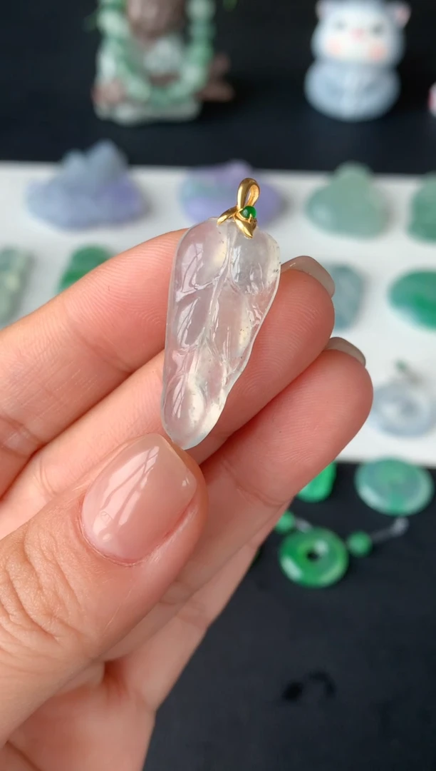 【闪购商品】翡翠颈饰18K金镶嵌镶嵌费