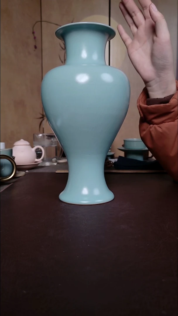 摆件瓷汝窑观音尊