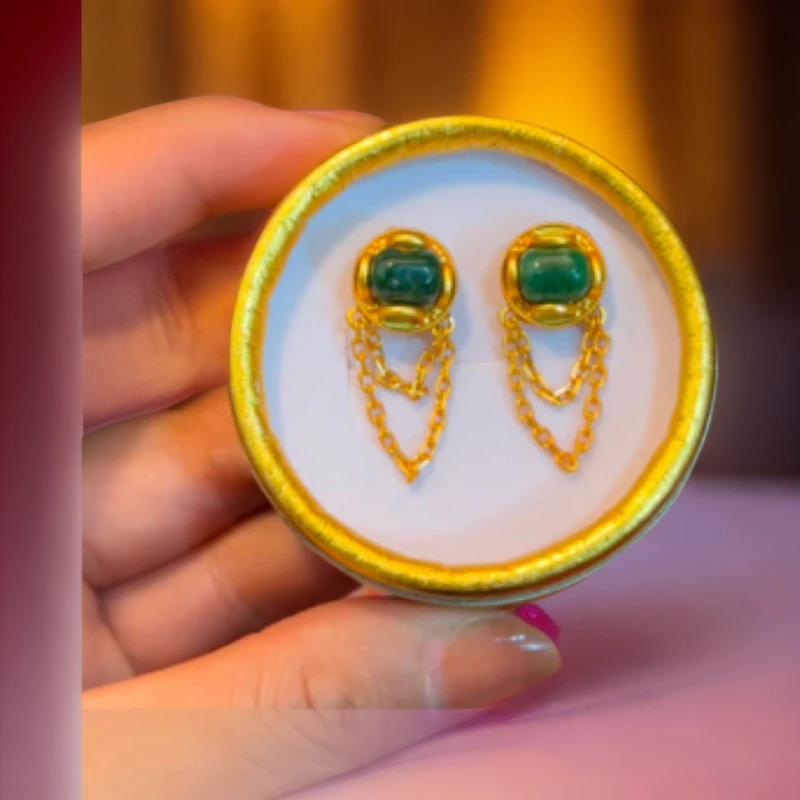 非金属亚克力耳饰 新款耳钉非常显白