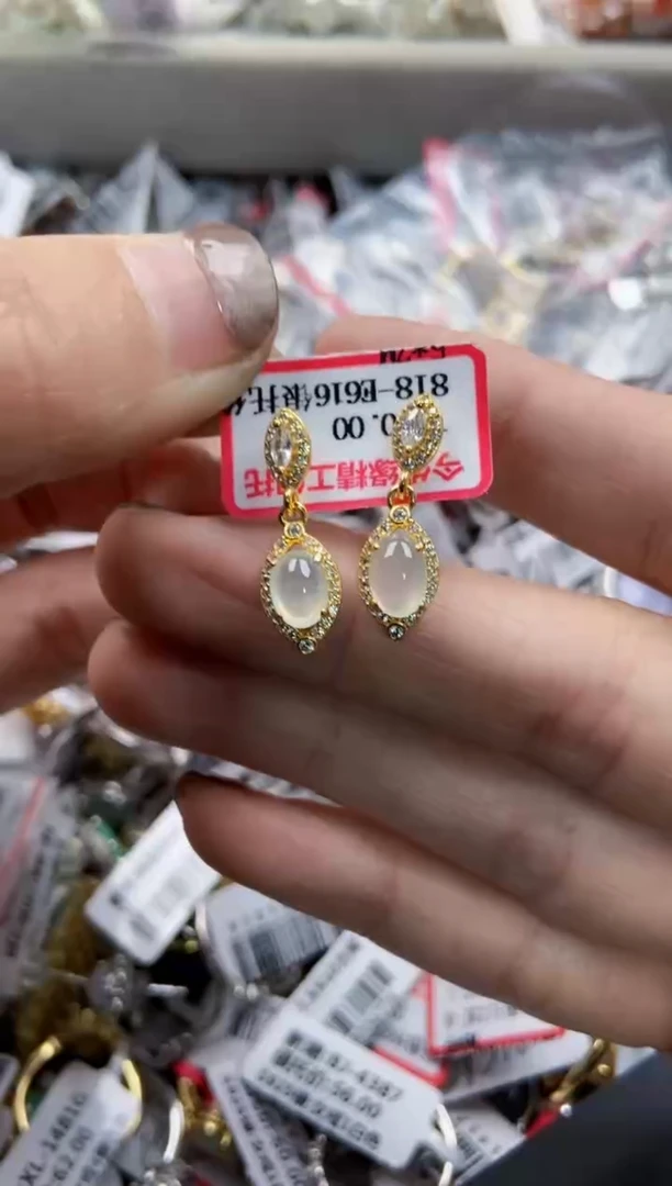银S925镶嵌戒指翡翠13  1