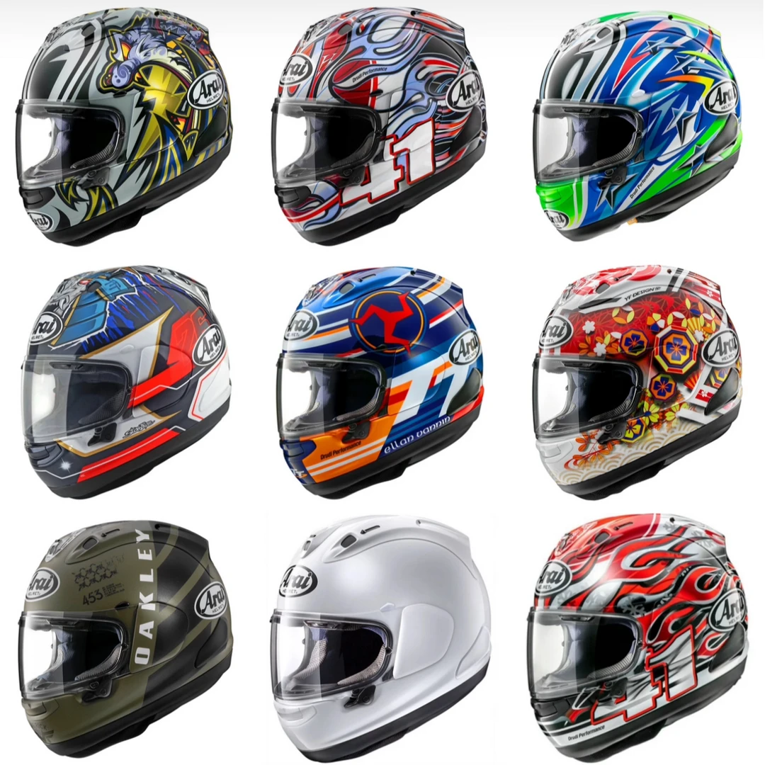 三八好物节 ARAI RX-7X摩托车头盔GP4芳贺仙鹤侍卫五星大眼高桥巧