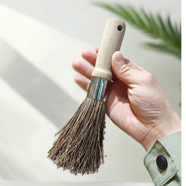 榉木椰棕锅刷 天然椰棕刷JS2068