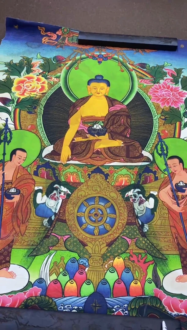 卷轴画精品挂饰 唐卡tk16127