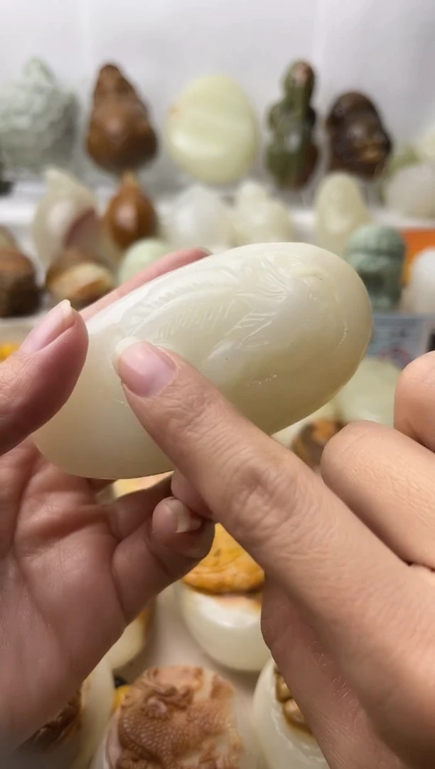 石材古青石棉纹正常不退换貔貅微瑕