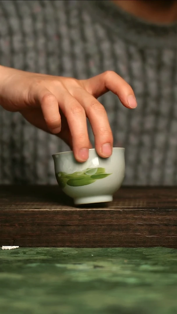 青诗集手工手绘瓷器