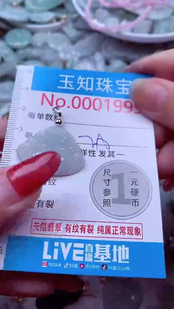 吊坠(不含链)未镶嵌翡翠1999