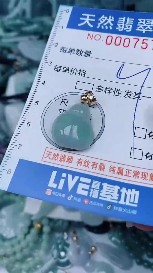 翡翠未镶嵌颈饰00007570