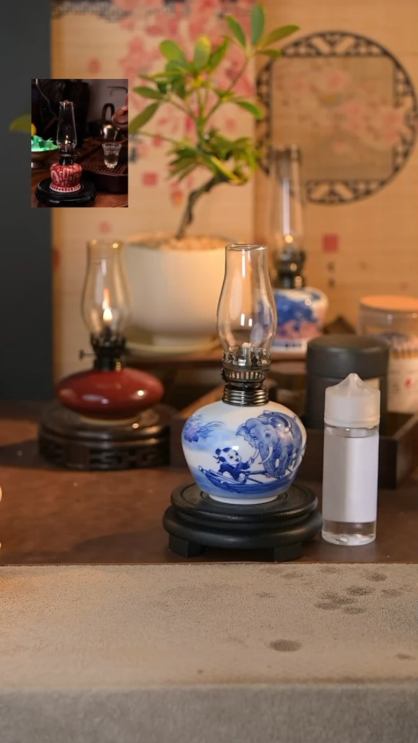景德镇陶瓷香薰灯摆件