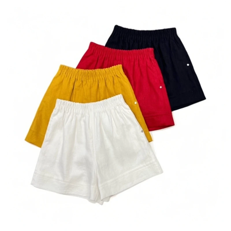 260016 短裤纯色见外包装宽松夏装五分裤夏季外穿