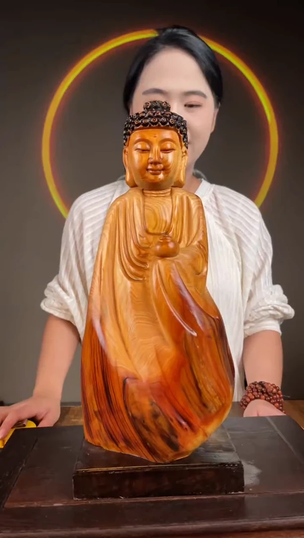 柏木（崖柏）手工摆件,先抢先得! 编号:255