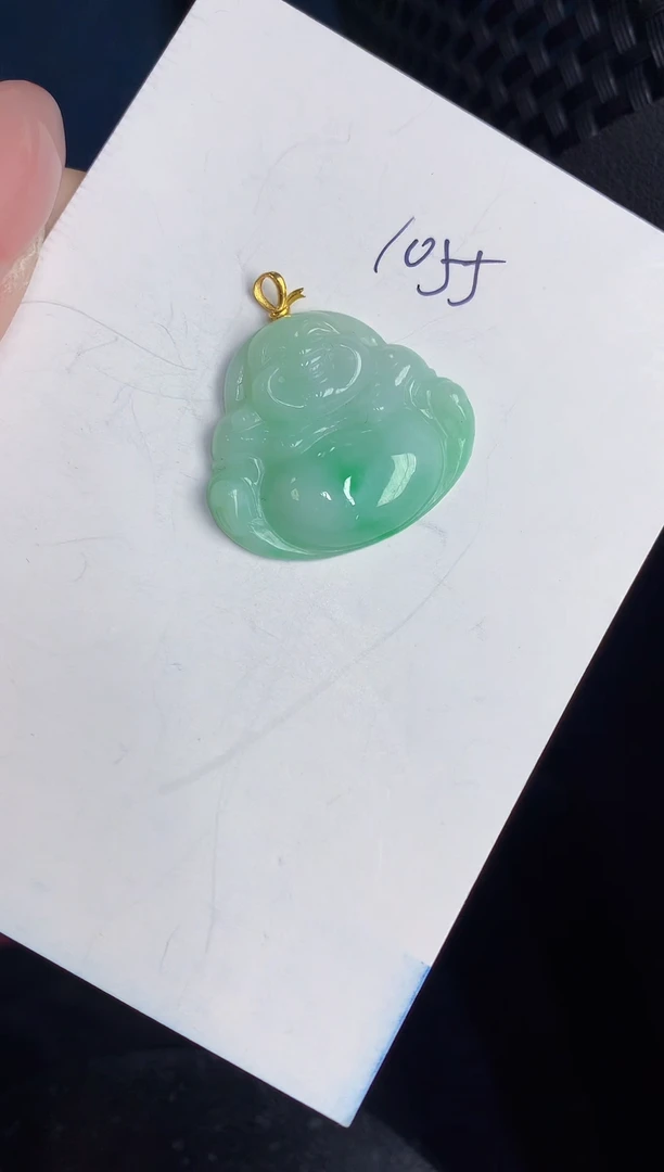 【闪购商品】翡翠颈饰18K金镶嵌000000000