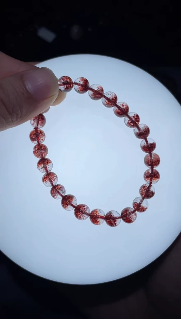 【闪购商品】水晶手链未镶嵌金草莓7mm