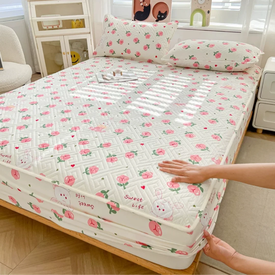 清货！！！加厚夹棉床笠床罩新款床垫亲肤透气保护套床套席梦思防滑